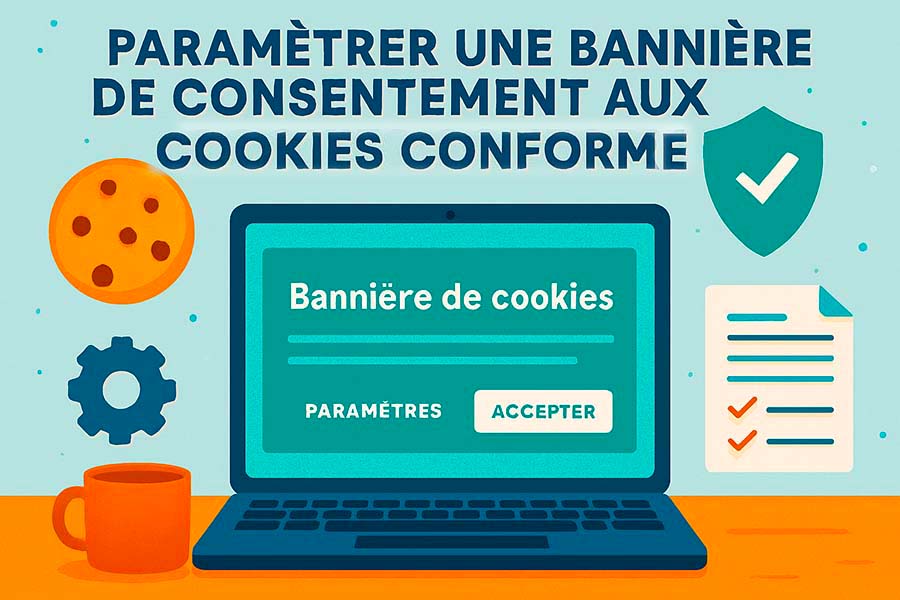 Paramétrer une bannière de cookies